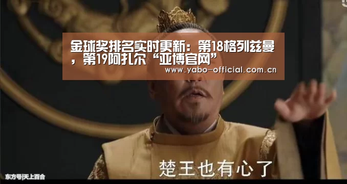 金球奖排名实时更新：第18格列兹曼，第19阿扎尔“亚博官网”
